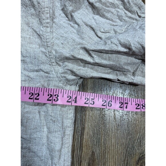 Abercrombie & Fitch Shirt Mens XLT Button Up Summer Linen Blend Beach Rockabilly - Picture 5 of 6